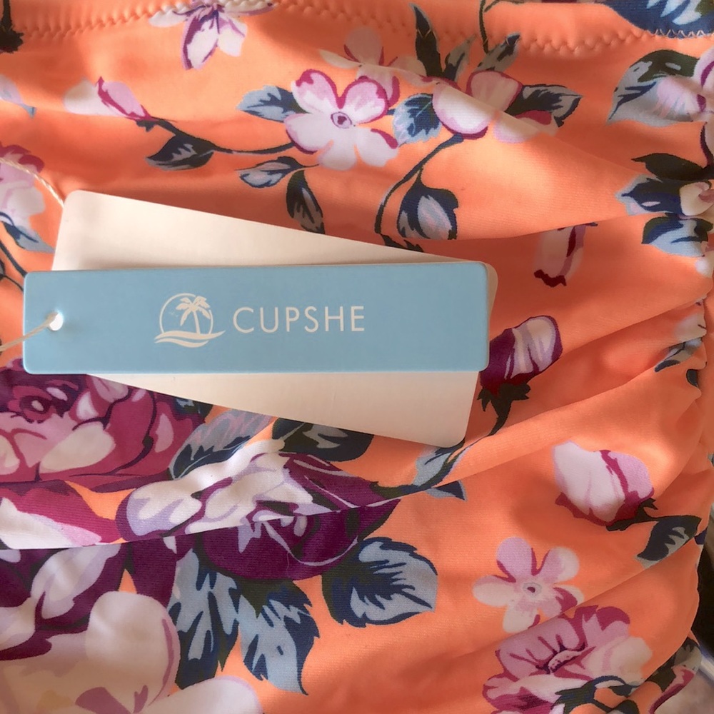 CUPSHE XL floral swim bikini bottom
